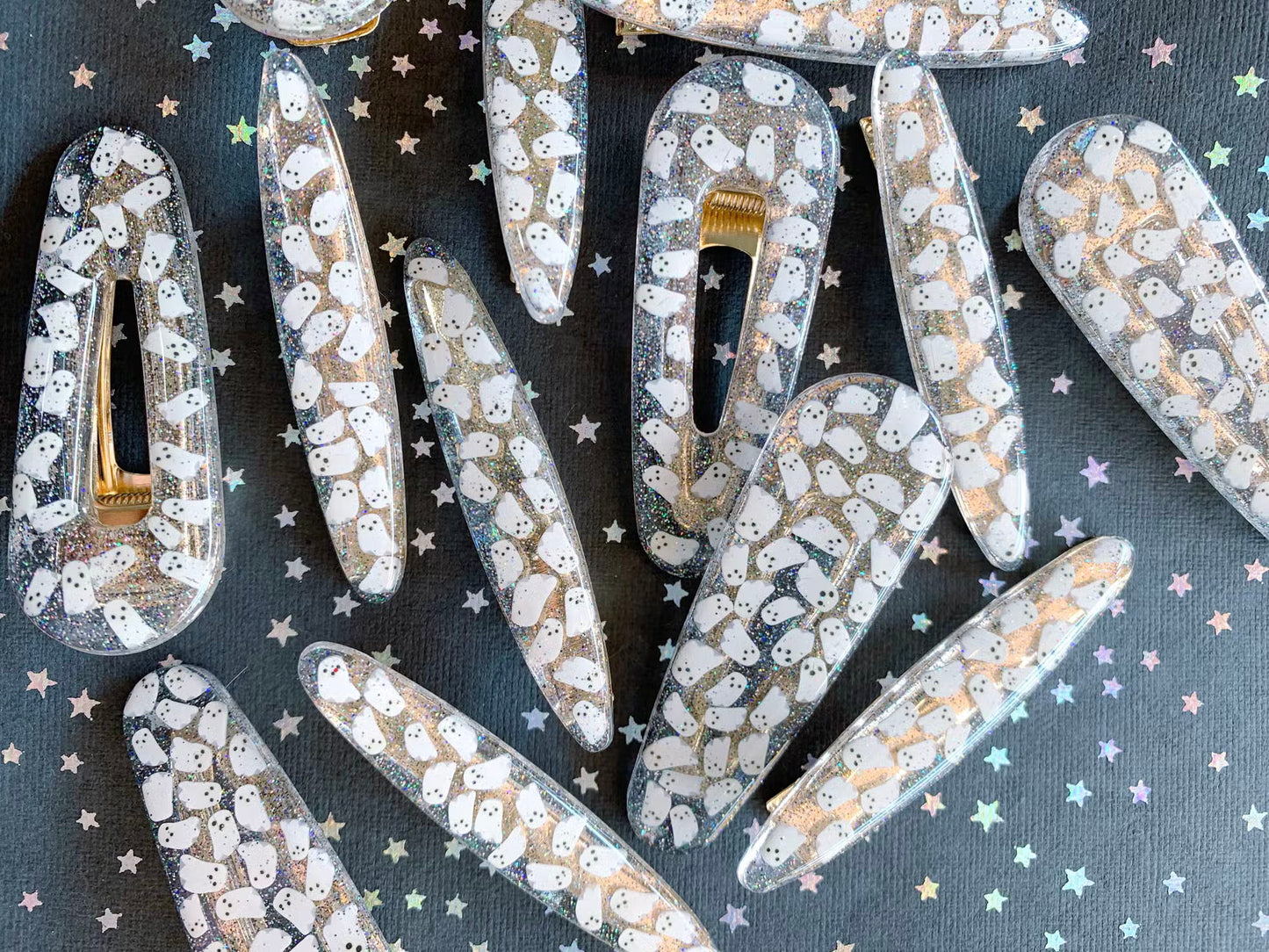 Ghost Hair Clips