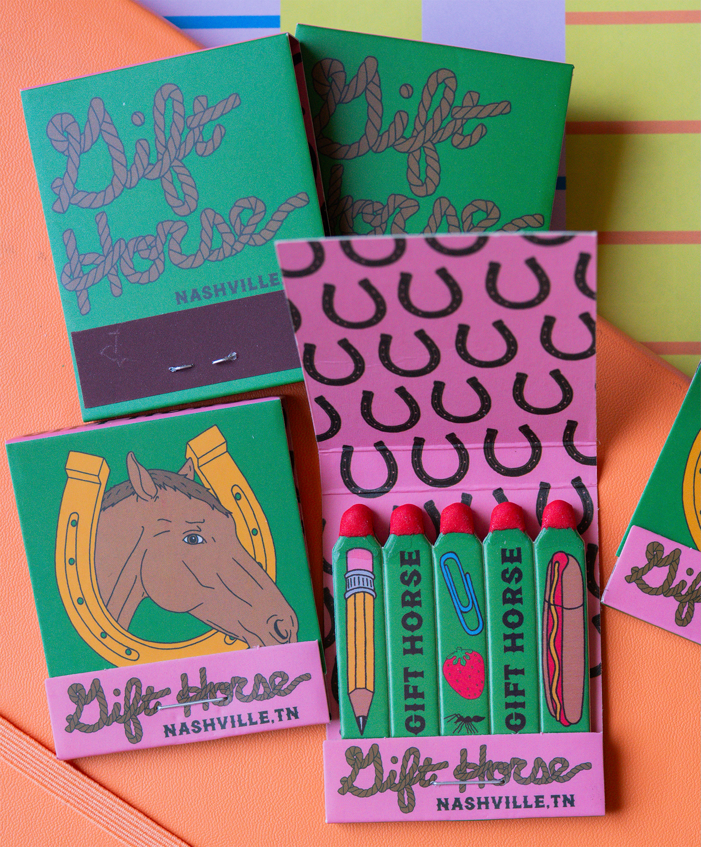 Gift Horse 10th Birthday Commemorative Matchbook