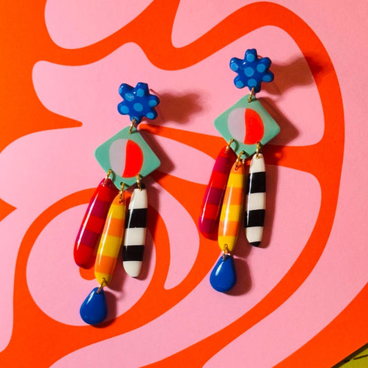 Groovy Stripes Earrings