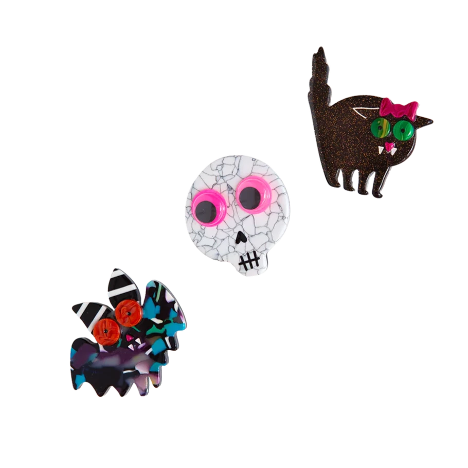 Halloween Hair Clip Set