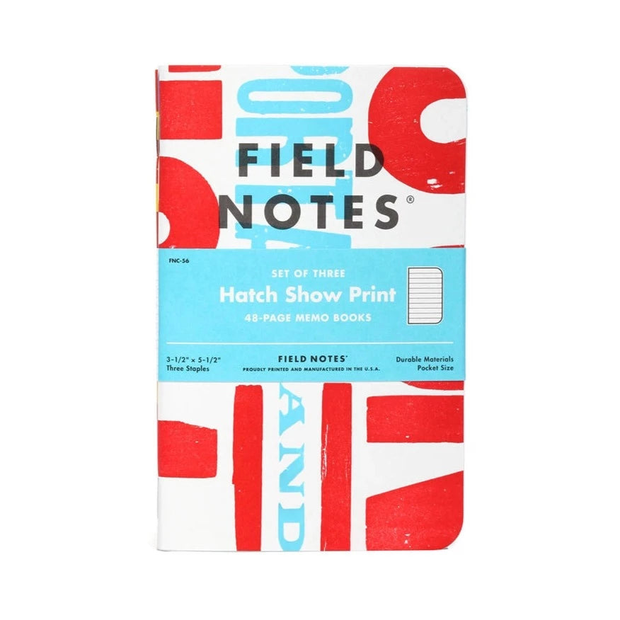 Field Notes Hatch Show Print Notebook Set
