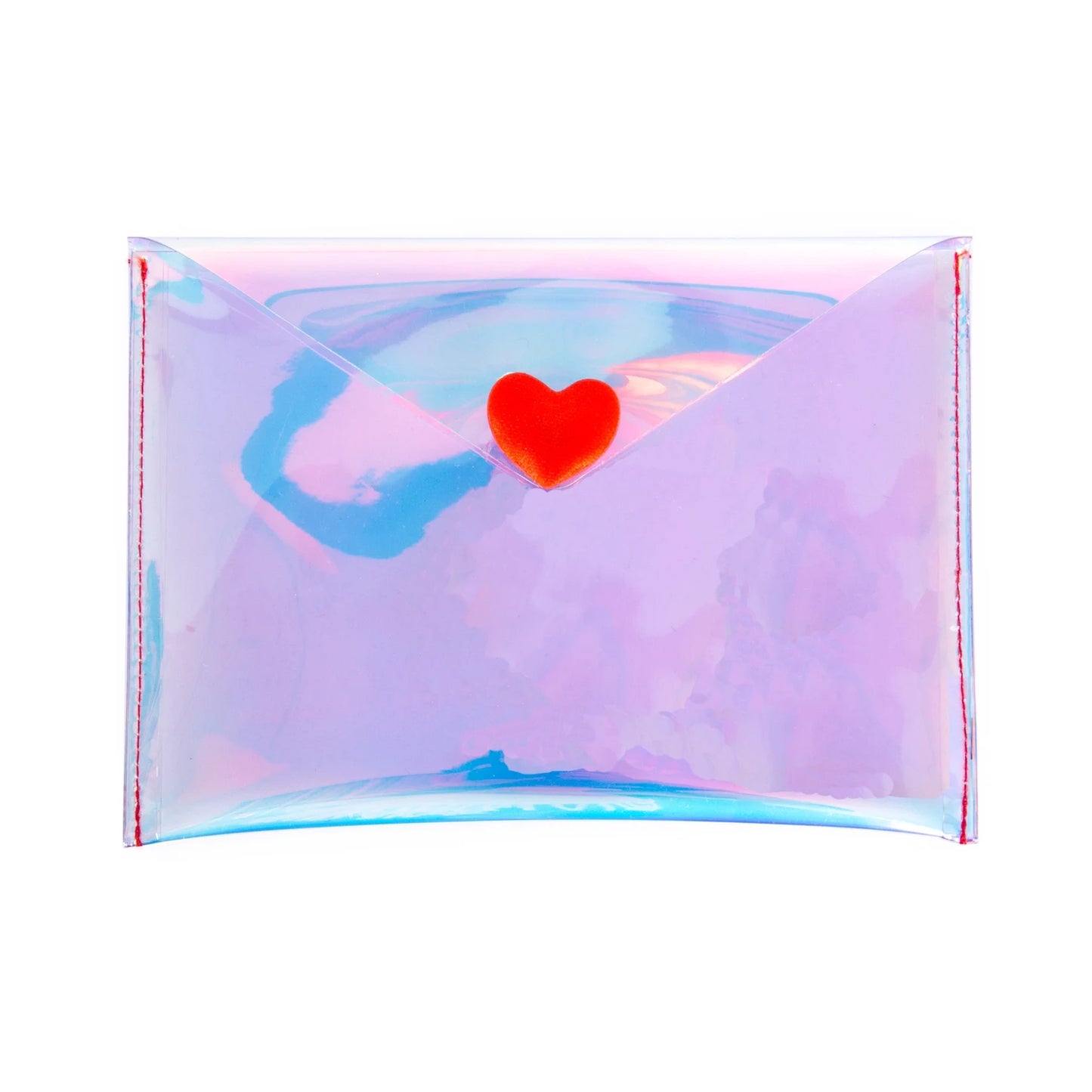 Holographic Heart Pouch