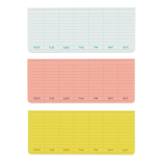 Penco Sticky Memo Pad Weekly Planner