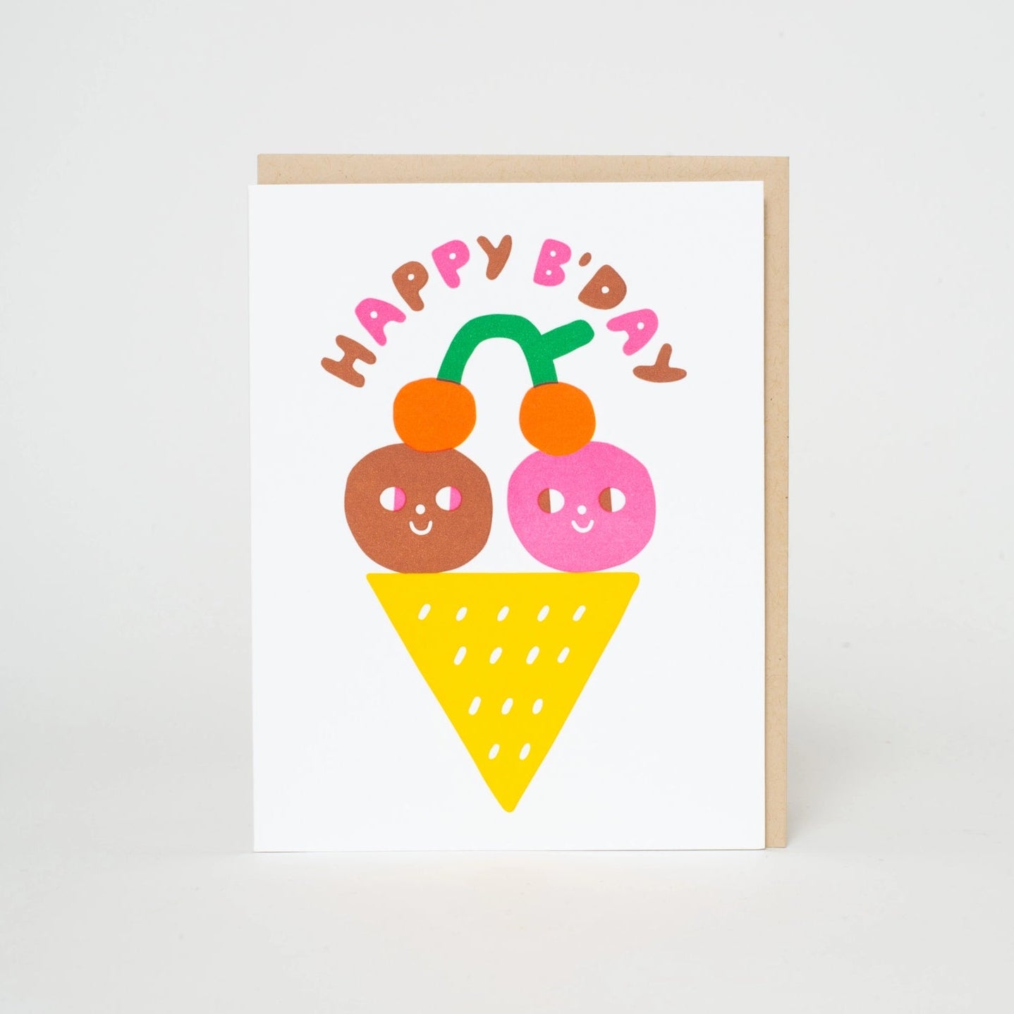 Ice Cream Birthday Wishes card