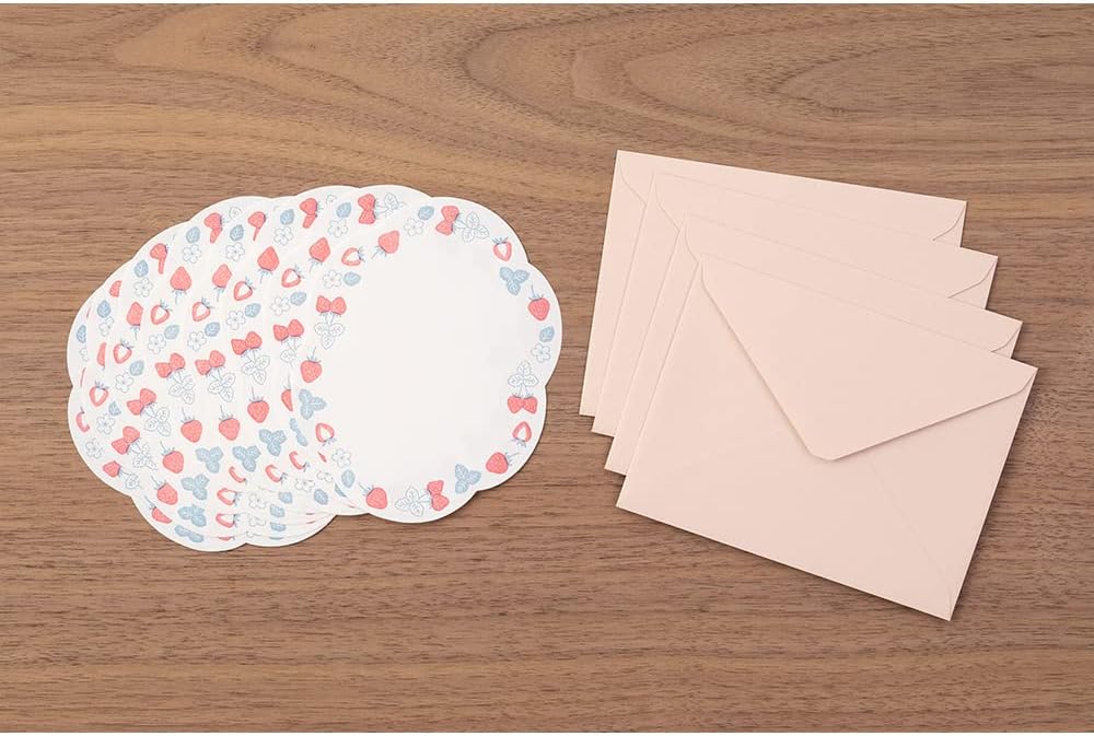 Midori Strawberry Die-Cut Letter Set