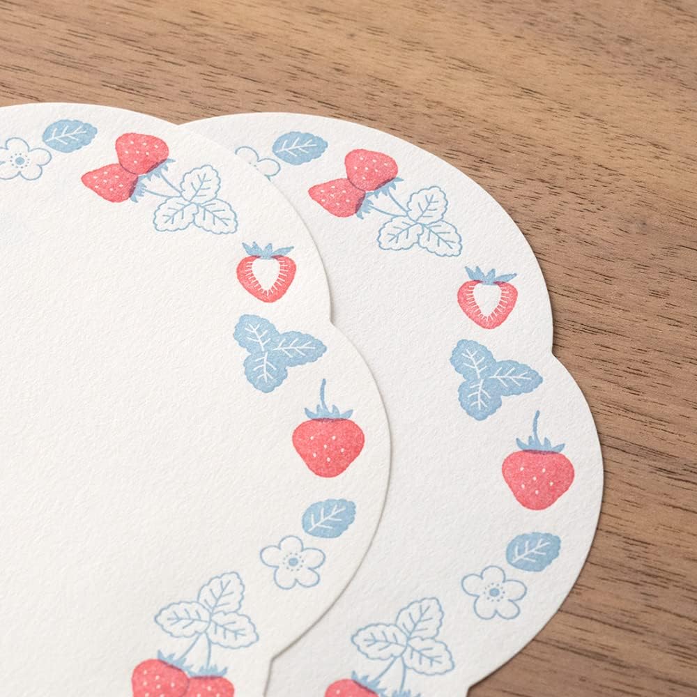 Midori Strawberry Die-Cut Letter Set