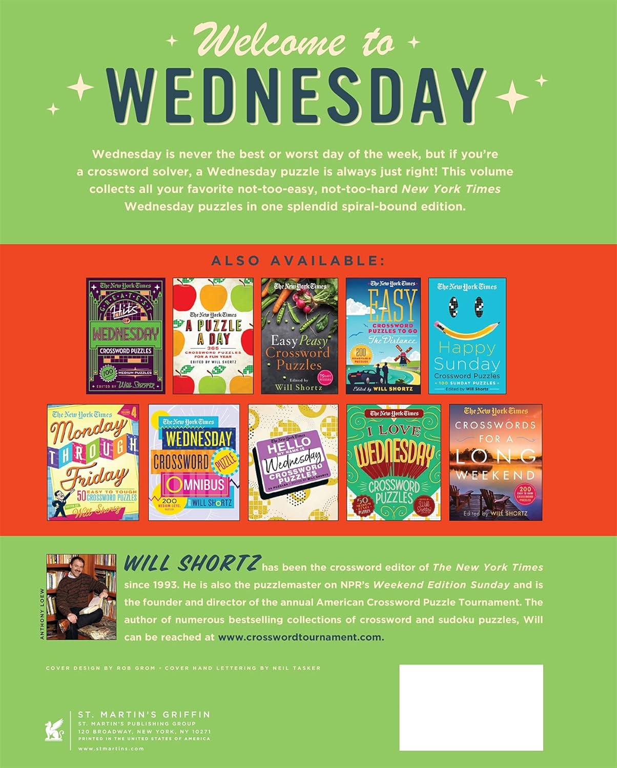 NY Times Not Too Easy, Not Too Hard Series: Wednesday Crosswords Vol. 2