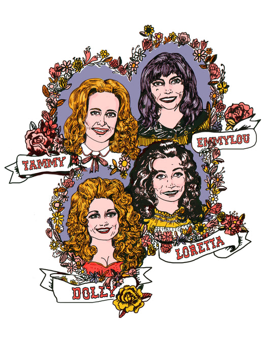 Ladies of Classic Country print