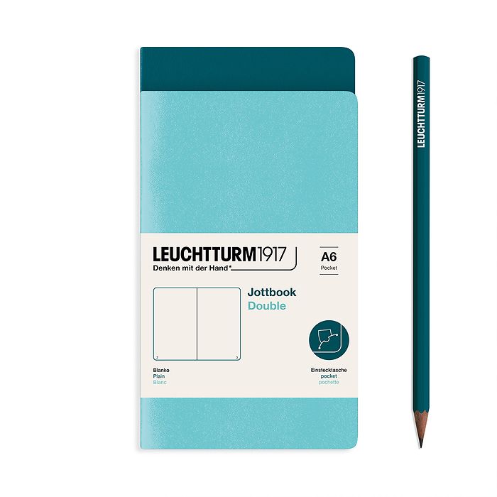 Leuchtturm Pocket Double Jottbook: Plain