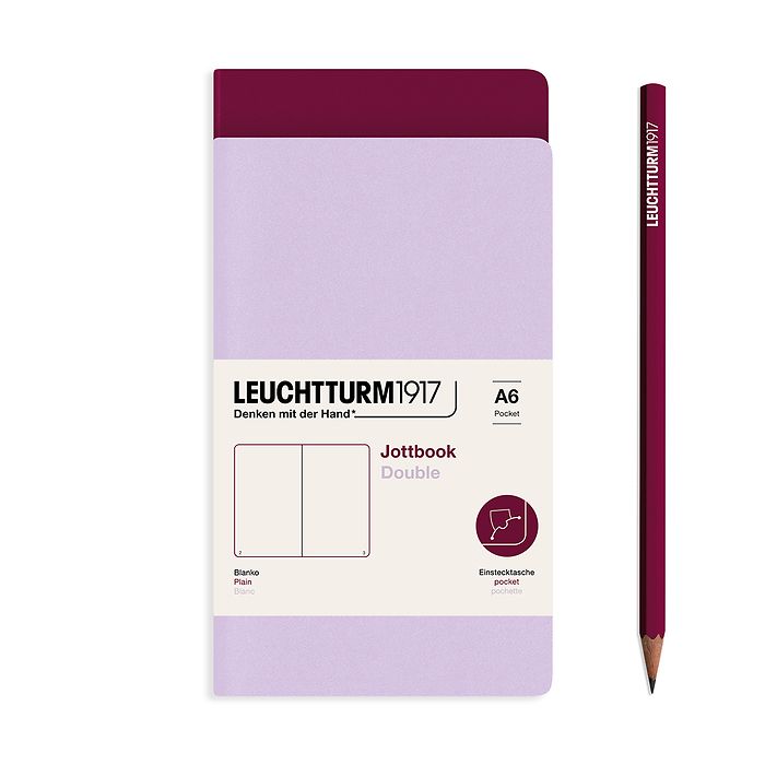 Leuchtturm Pocket Double Jottbook: Plain