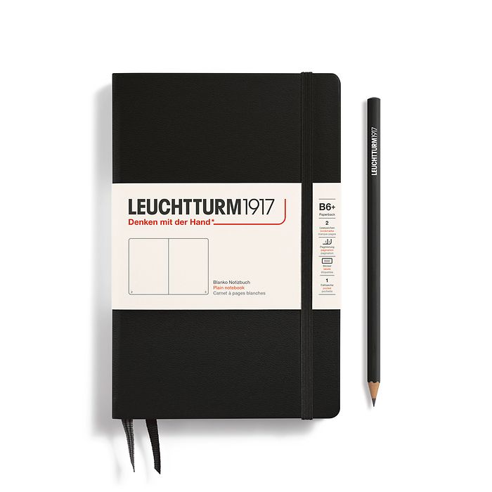 Leuchtturm B6+ Hardcover Notebook: Plain