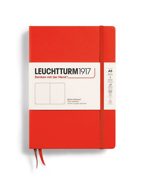 Leuchtturm A5 Medium Hardcover Notebook: Ruled Pages