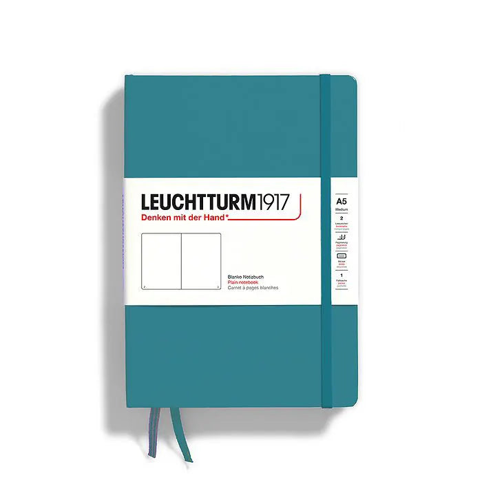 Leuchtturm A5 Medium Hardcover Notebook: Ruled Pages