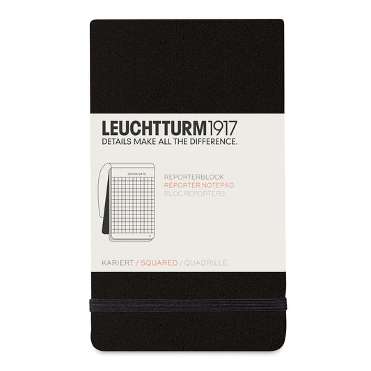 Leuchtturm Pocket Reporter Notepad: Squared Pages