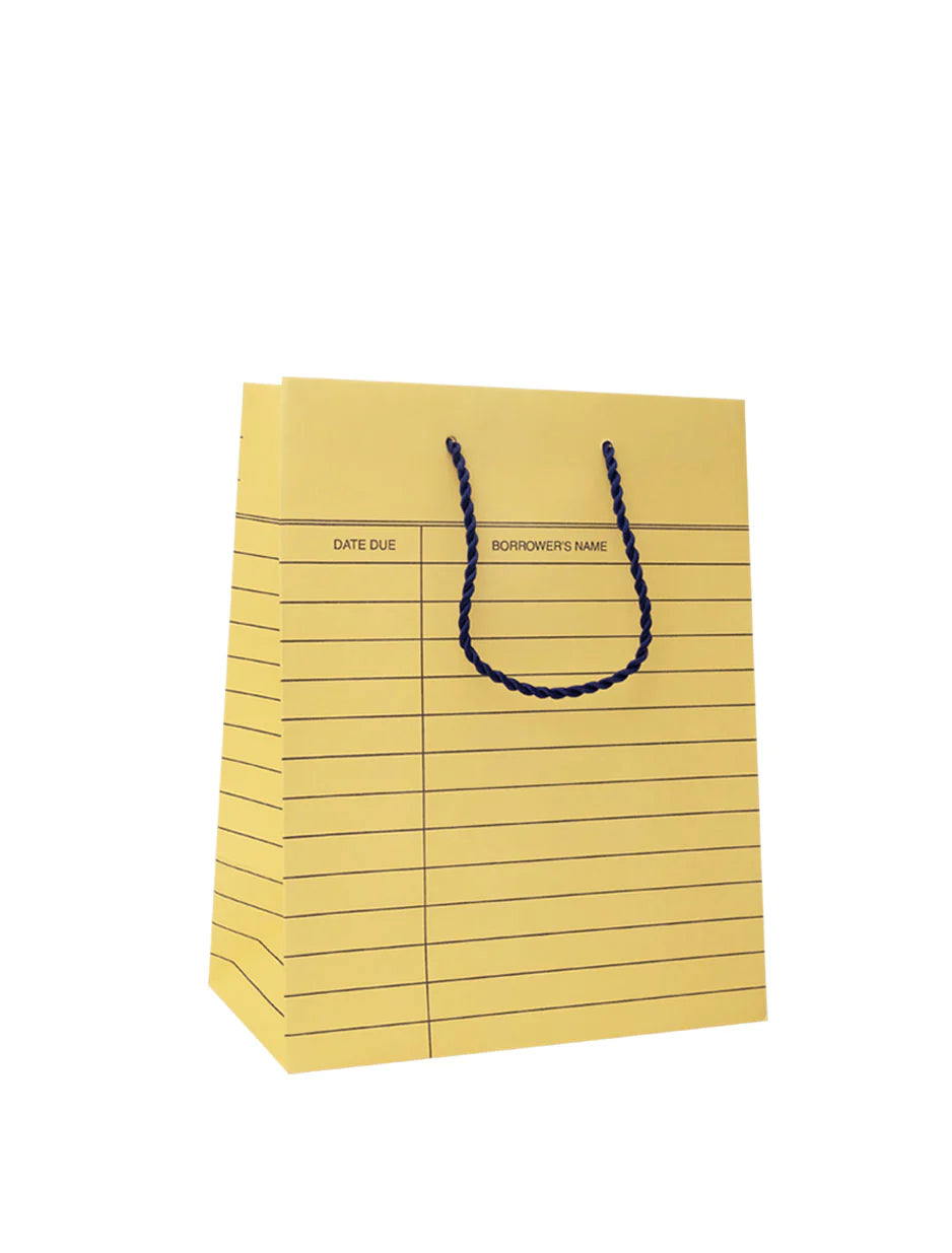 Library Card Gift Bag