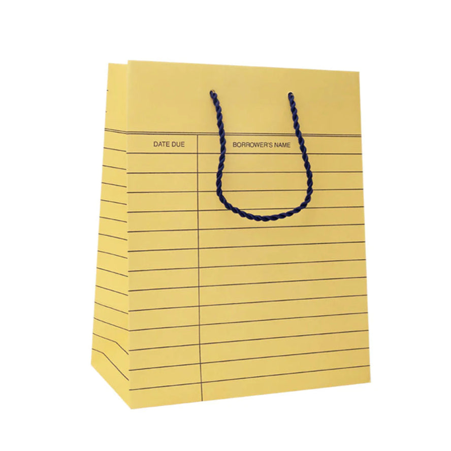 Library Card Gift Bag