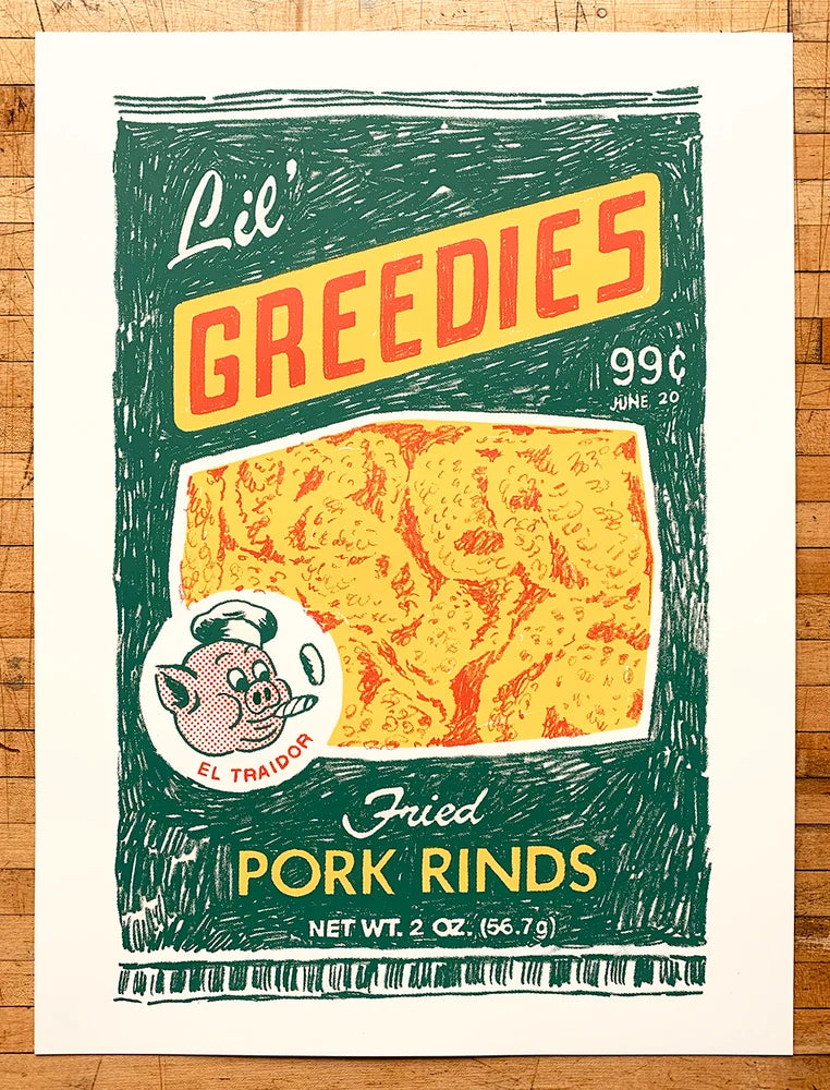 Lil Greedies 18x24"