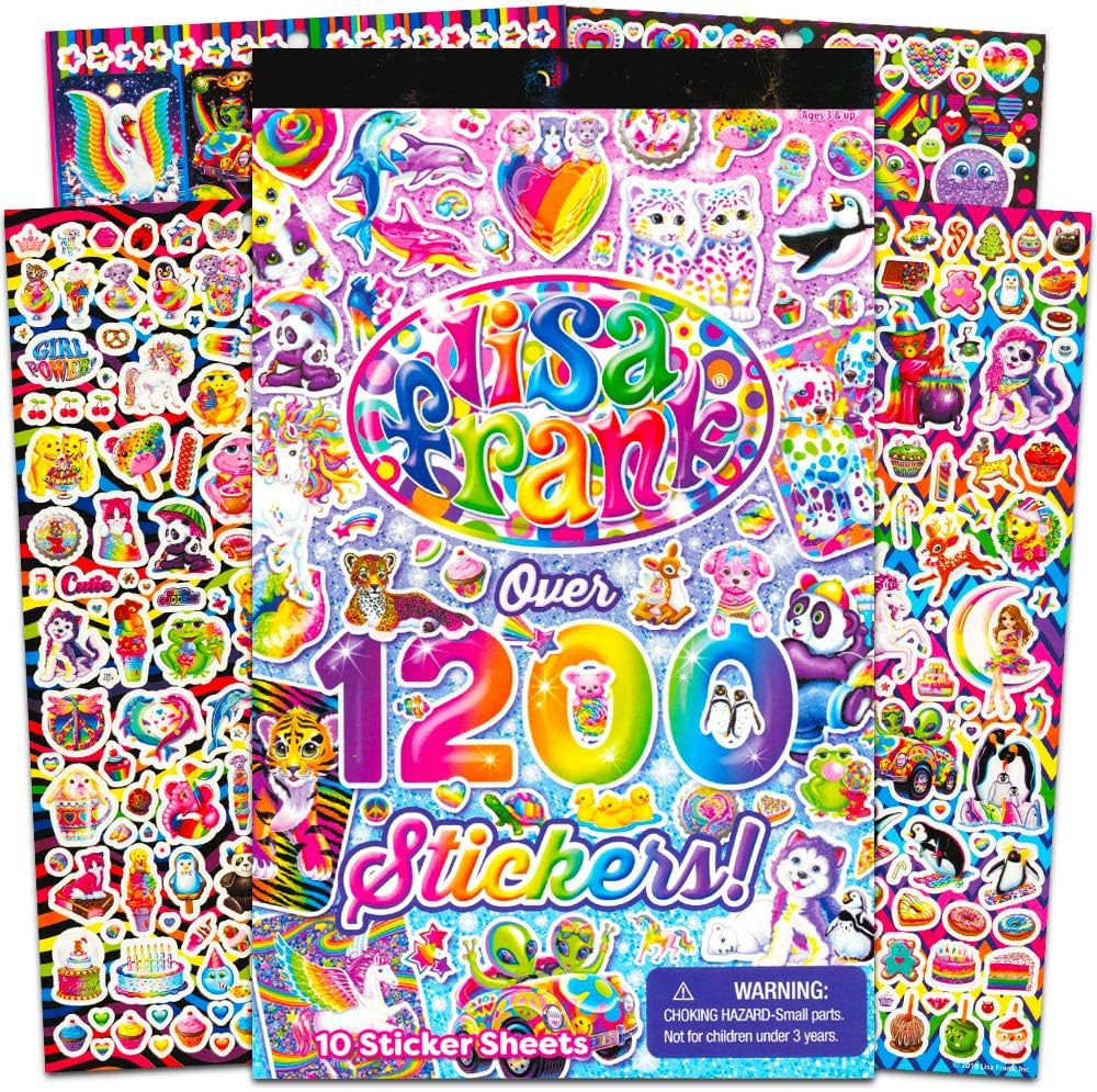 Lisa Frank 1200+ Sticker Book