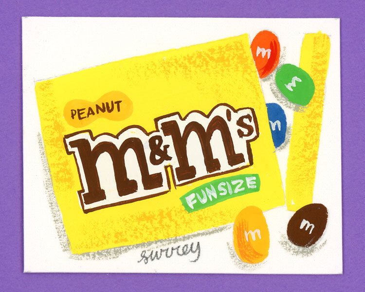 M&Ms 8x8"