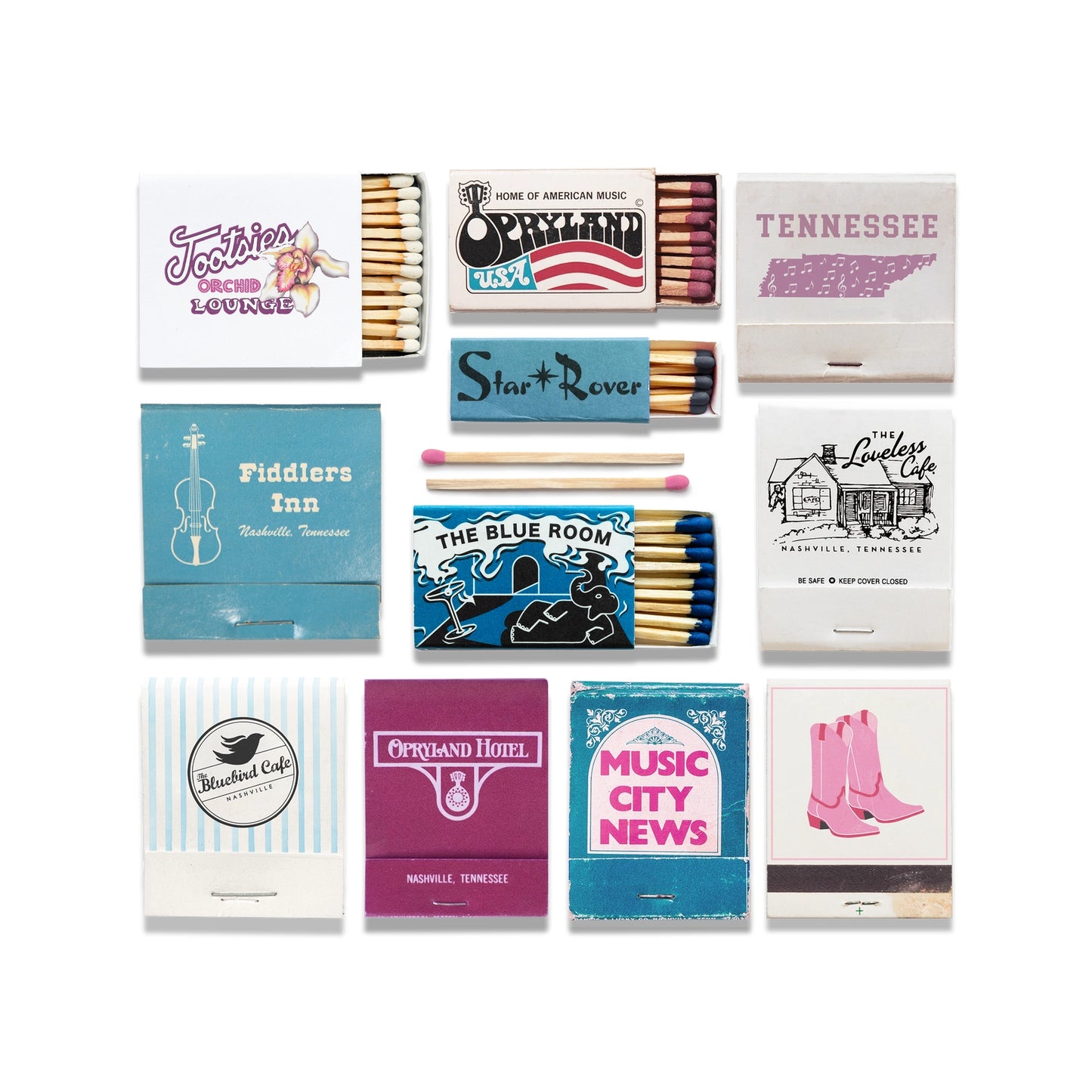 Nashville Collage print