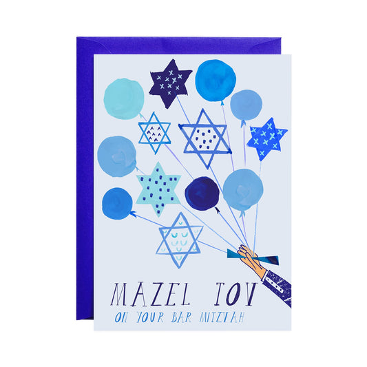 Bar Mitzvah Balloons card