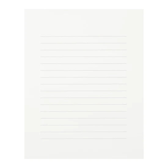 MD Cotton Letter Pad Horizontal - Ruled