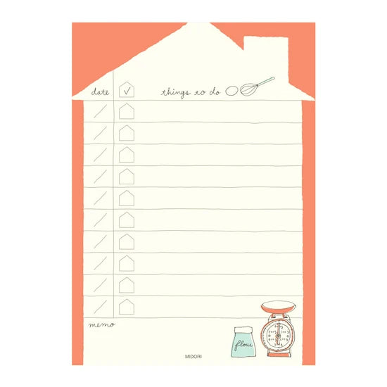 Midori Zakka To Do Memo Pad