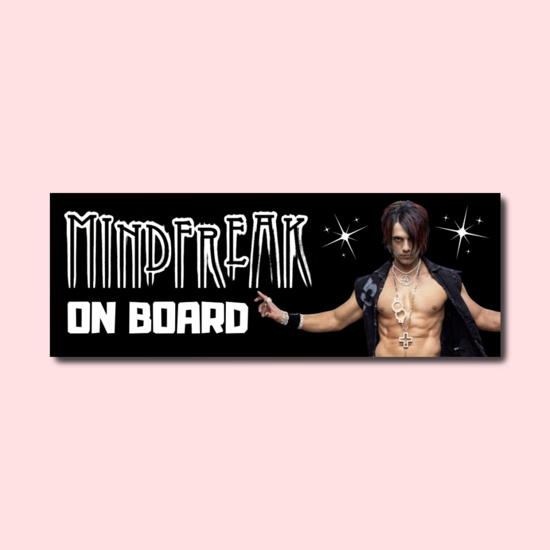 Mindfreak On Board bumper sticker