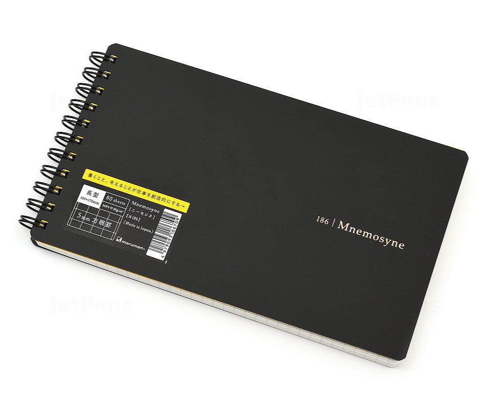 Mnemosyne N186 Landscape B5 Spiral Notebook (Graph)