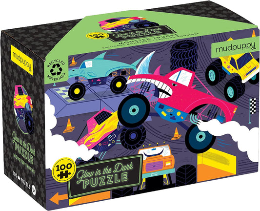 Monster Trucks Glow-In-The-Dark Puzzle