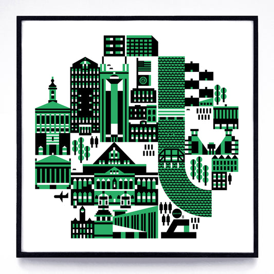 Nashville Landmarks print