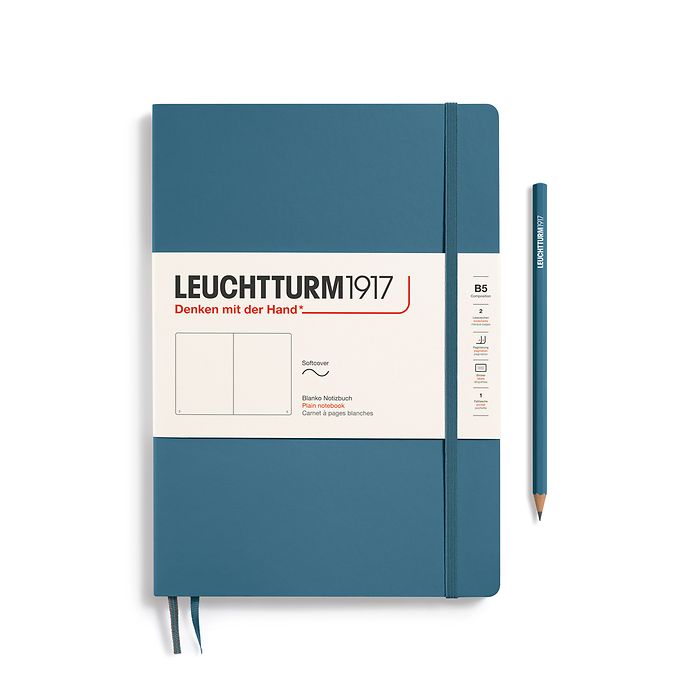 Leuchtturm B5 Composition Hardcover Notebook: Ruled Pages
