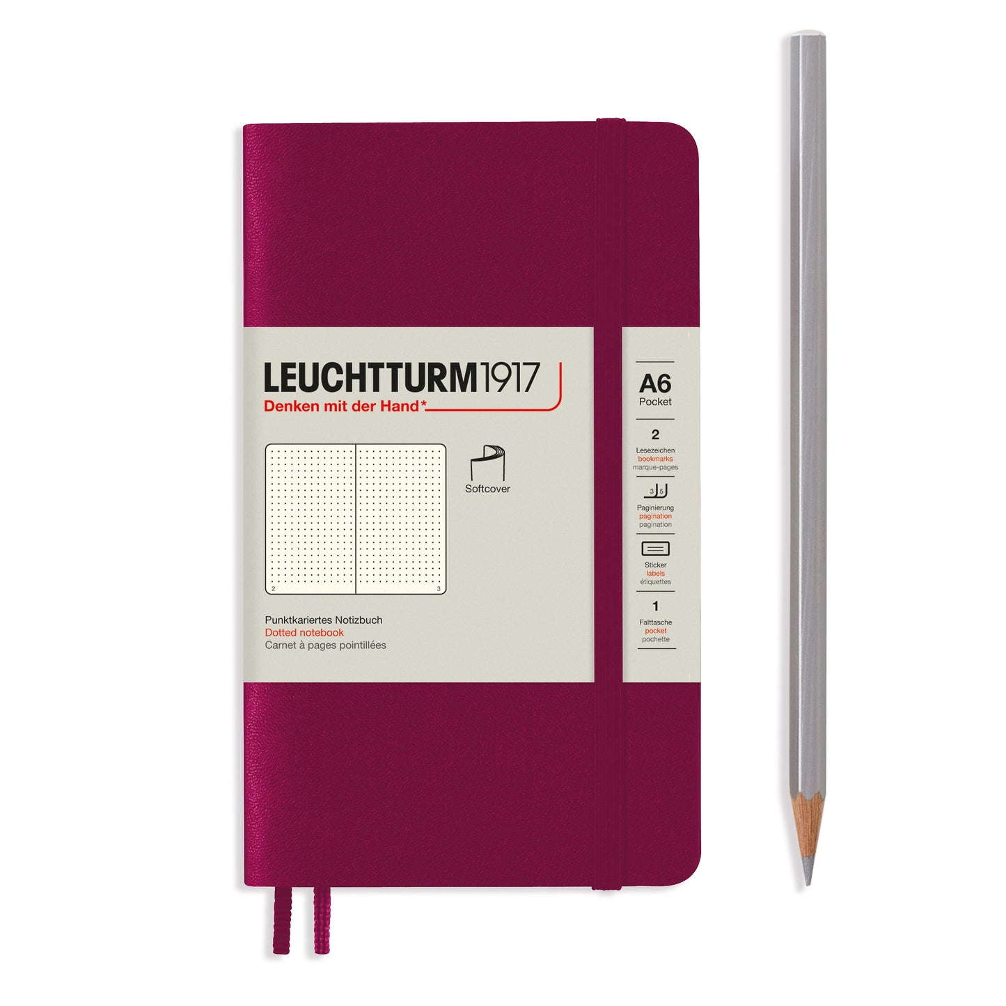 Leuchtturm Pocket Softcover Notebook: Dotted Pages