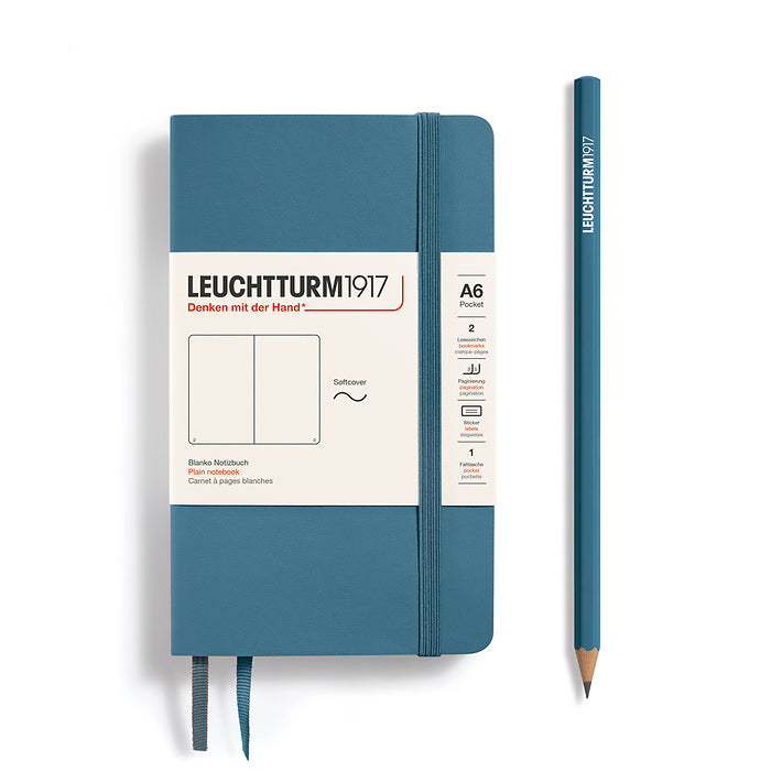 Leuchtturm Pocket Softcover A6 Notebook: Plain Pages