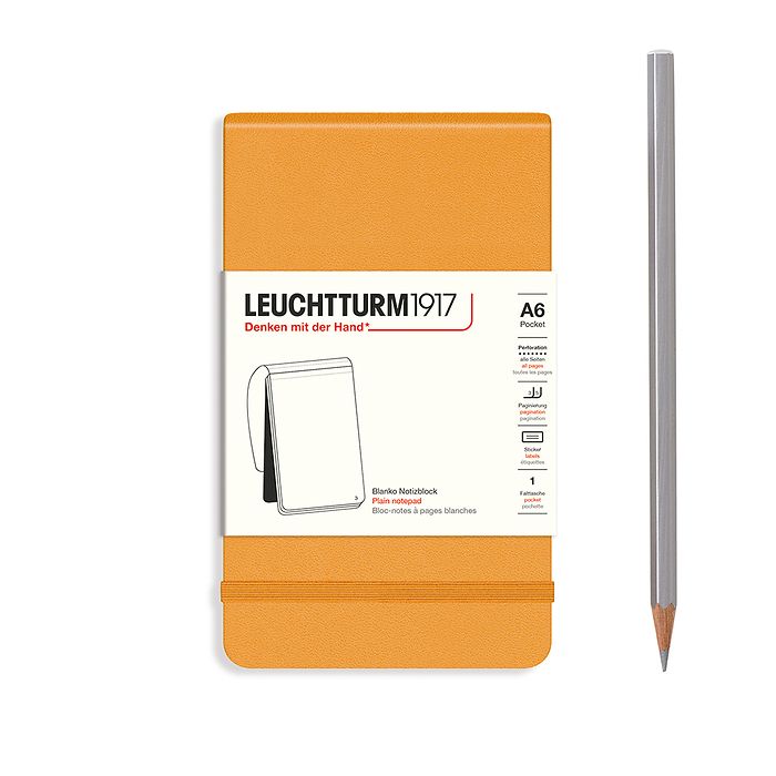 Leuchtturm Pocket Reporter Notepad: Plain