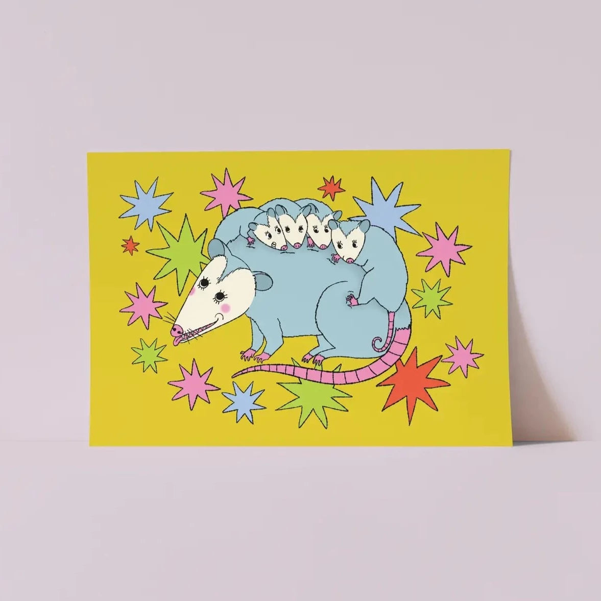 Possum Family print