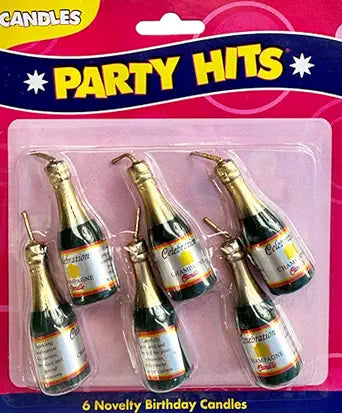 Champagne Party Candles Set