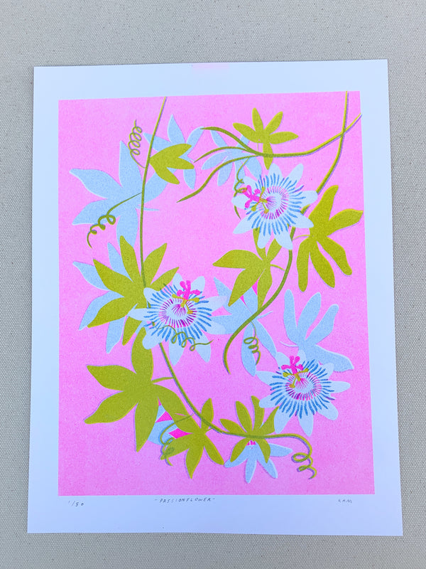 Passionflower 11x17"