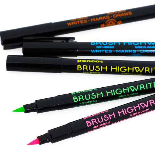 Penco Highwriter Brush Pen Set
