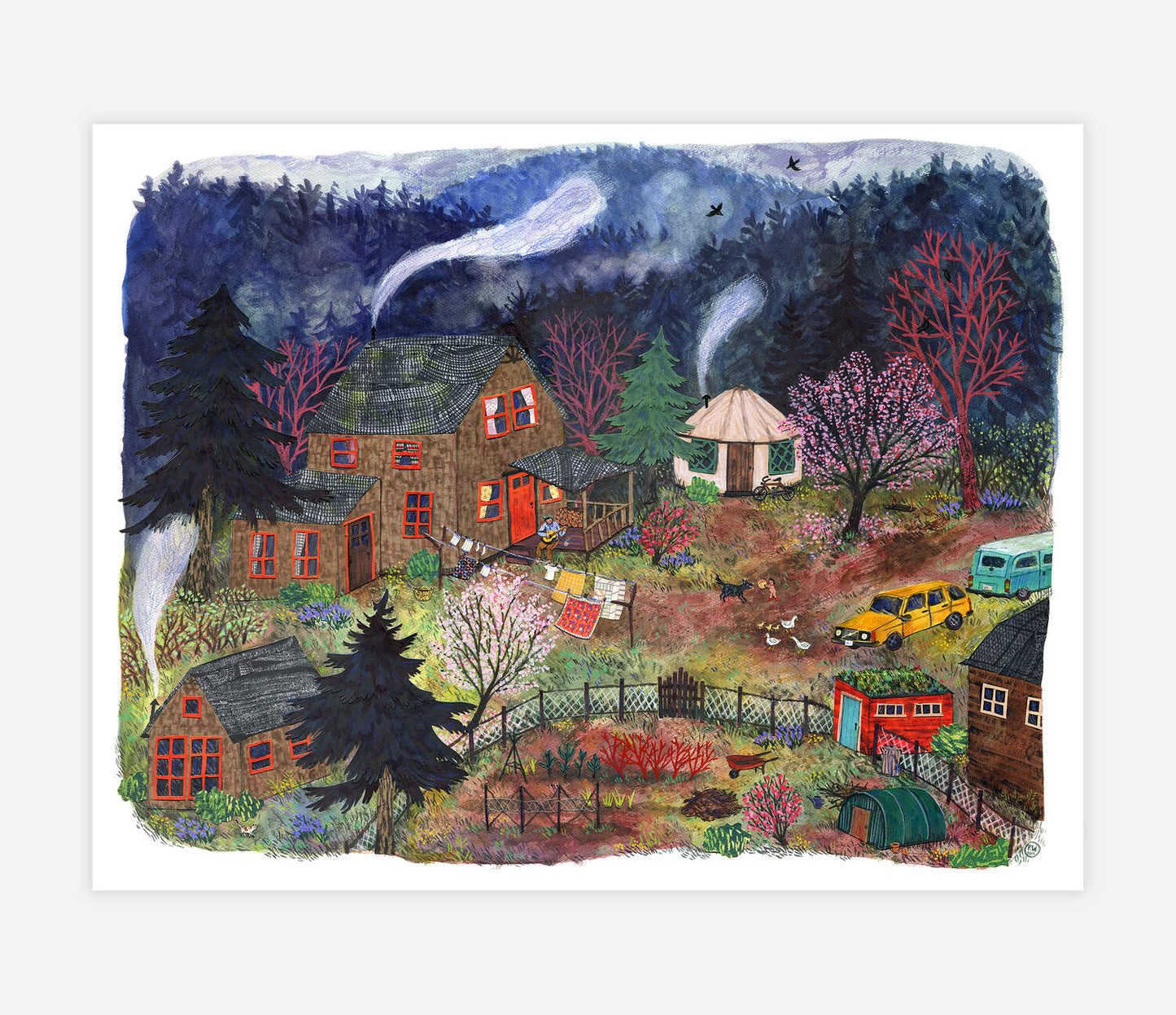 First Warm Spring Day print