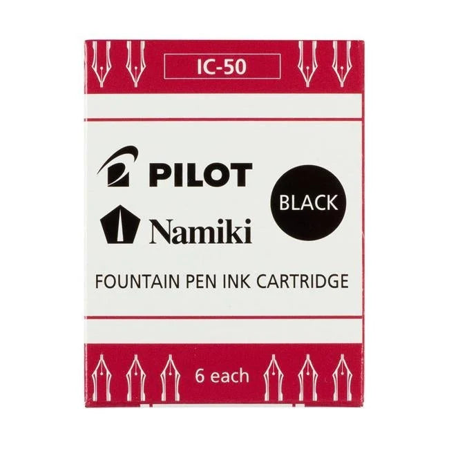 Pilot Namiki Fountain Pen Refill Ink Cartridges (6)