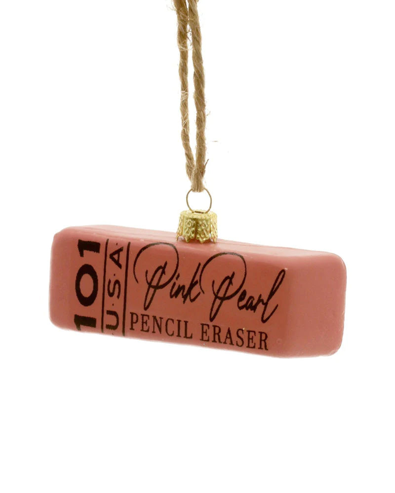Pink Pearl Eraser Ornament