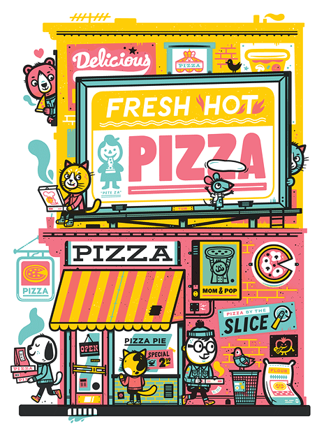 Pizza Pie print