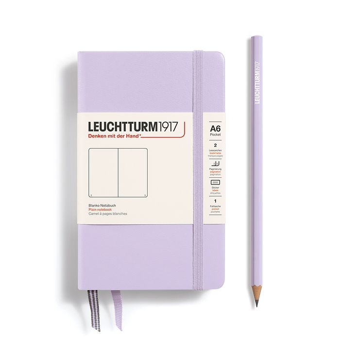 Leuchtturm A6 Hardcover Notebook: Plain Pages
