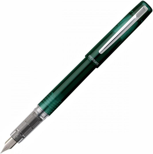 Platinum Prefounte Dark Emerald Fountain Pen - F Nib