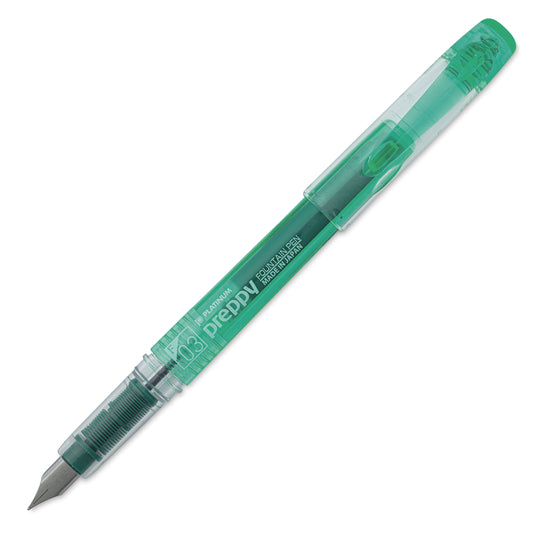Platinum Preppy Green Fountain Pen (Fine Nib)