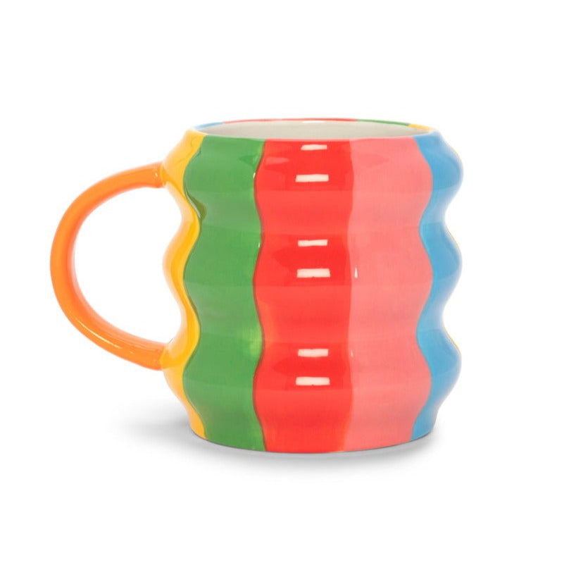 Rainbow Wave Mug