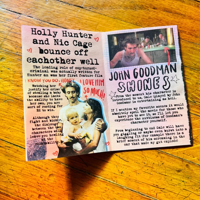 Raising Arizona Fanzine + Sticker Pack