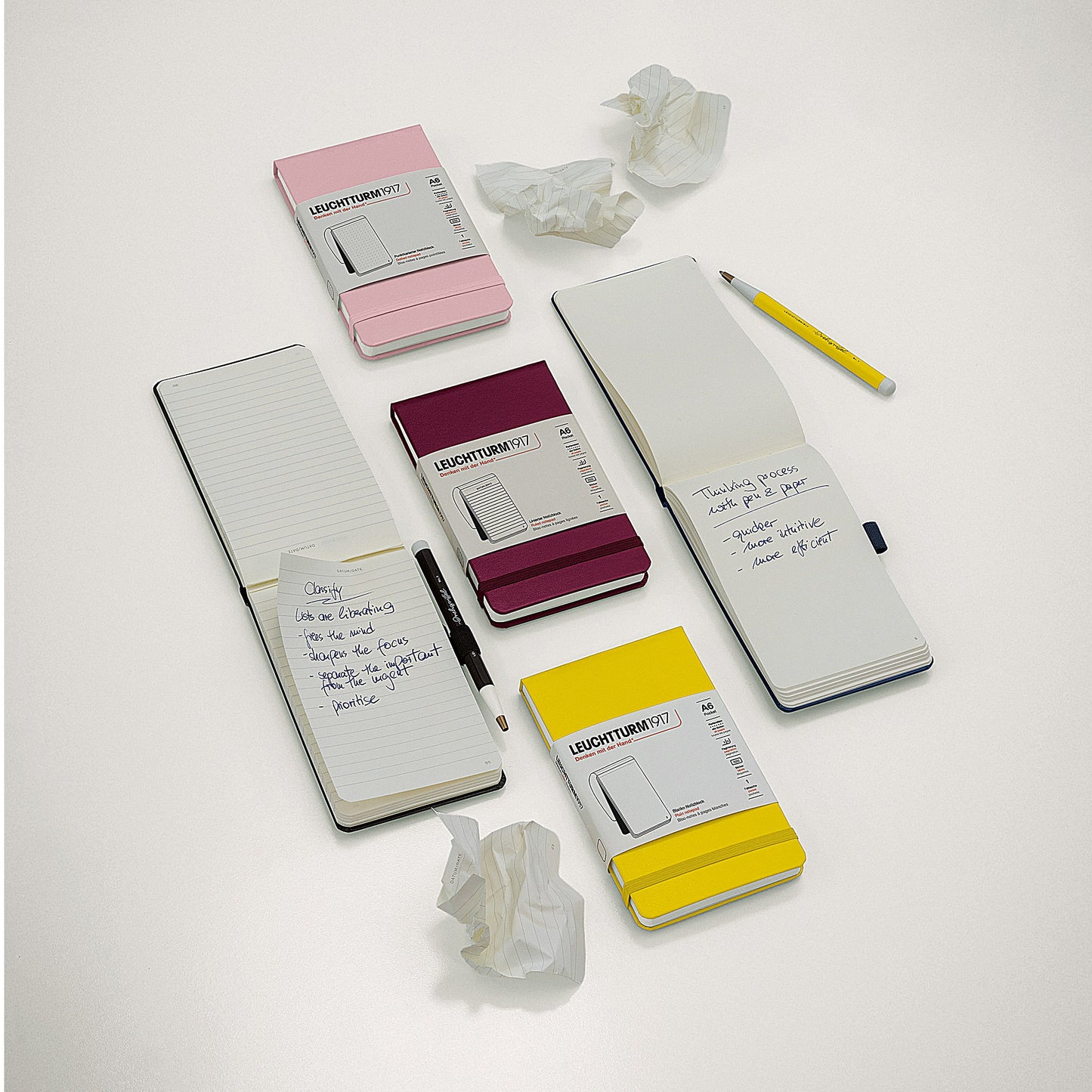 Leuchtturm Pocket Reporter Notepad: Ruled