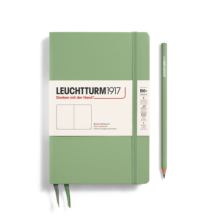 Leuchtturm B6+ Hardcover Notebook: Plain
